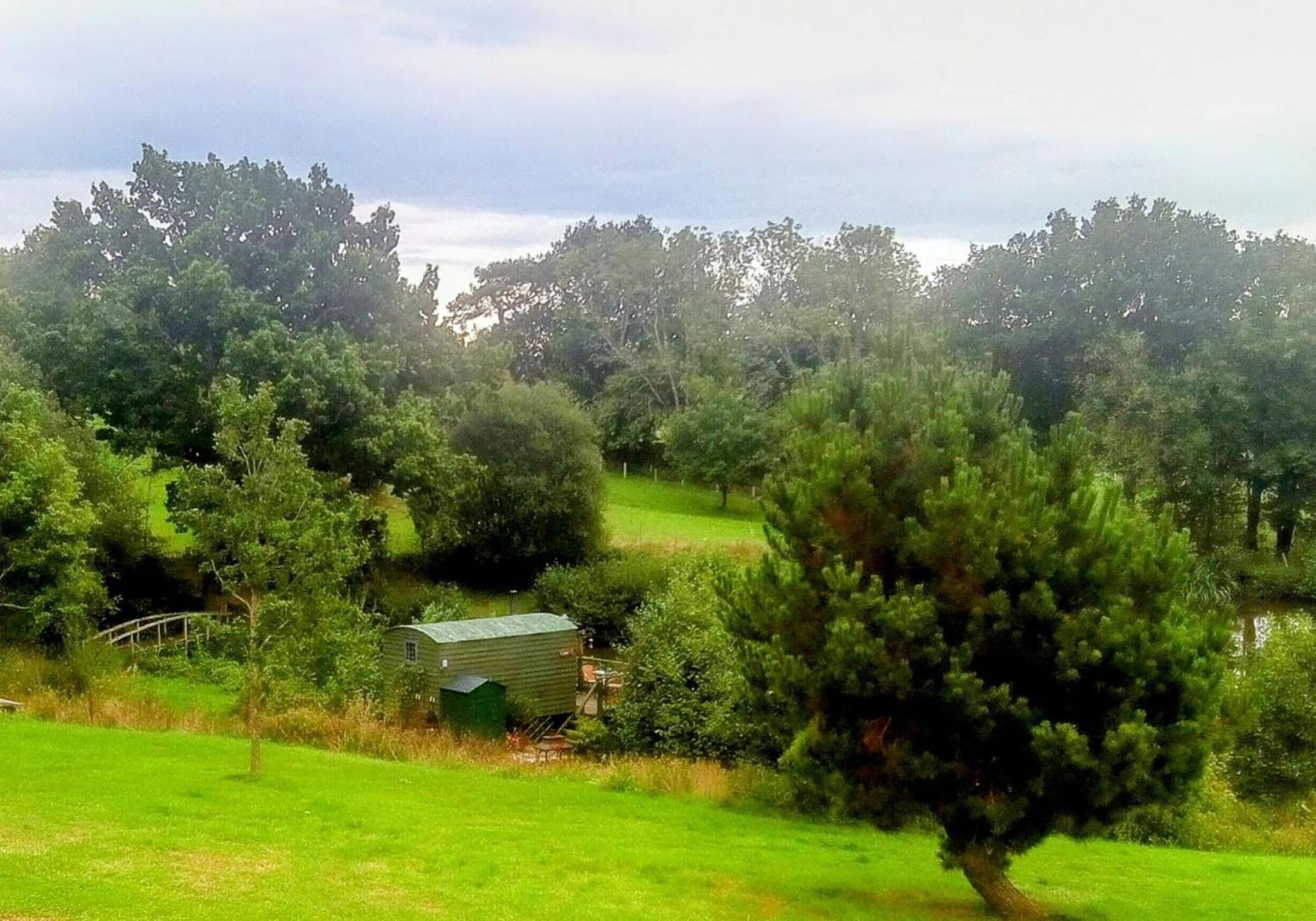 Snug & Secluded Lakeside Shepherds Hut 'Carp' يوكفيلد المظهر الخارجي الصورة
